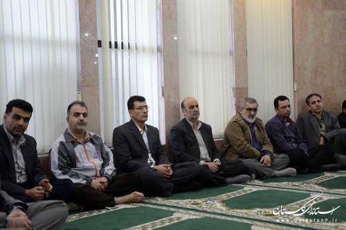 مراسم شهادت حضرت فاطمه زهرا (س) در استانداری گلستان برگزار شد