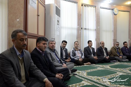 مراسم شهادت حضرت فاطمه زهرا (س) در استانداری گلستان برگزار شد