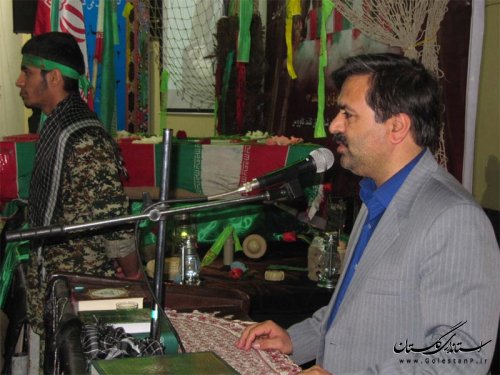 مراسم وداع با دو شهید گمنام هشت سال دفاع مقدس در شهرستان گنبد برگزار شد