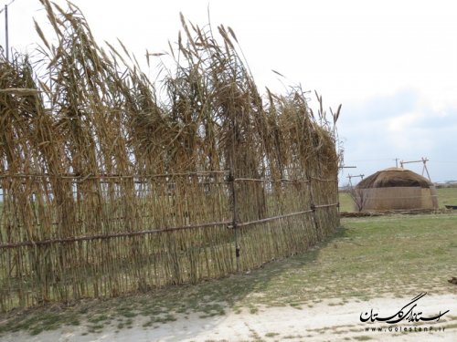 بازدید فرماندار و مدیرکل میراث فرهنگی و گردشگری از دهکده گردشگری اقوام  آق قلا