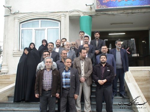 مراسم زیارت عاشورا به مناسبت فرارسیدن ایام فاطمیه در فرمانداری برگزار شد