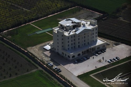 بازدید هوایی فرماندار مرکز استان از حوزه استحفاظی شهرستان