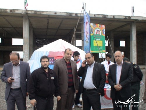 بازدید فرماندارعلی آباد کتول از ستادهای اسکان و کمپ های مسافرین نوروزی