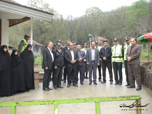 بازدید فرماندارعلی آباد کتول از ستادهای اسکان و کمپ های مسافرین نوروزی