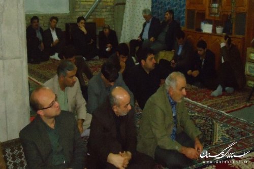 مراسم سوگواری شام غریبان بانو حضرت فاطمه زهرا (س)  درعلی آباد کتول