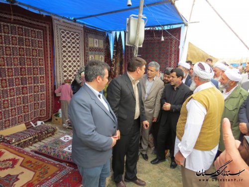 برگزاری کشتی سنتی "گورش" در اولین روز از جشنواره فرهنگ اقوام شهرستان آق قلا