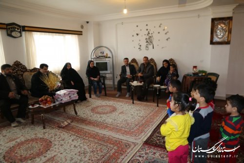 دیدار مدیرکل بهزیستی و نماینده مجلس با کودکان تحت سرپرستی