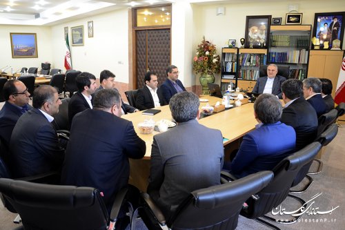 دیدار مدیران حوزه معاونت سیاسی استانداری و فرمانداران با استاندار گلستان