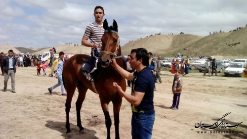 برگزاری مسابقات اسب دوانی در شهرستان مراوه تپه