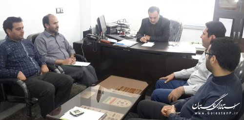 جلسه صمیمی بخشدار لوه با همکاران اداری و کارشناسان مالی دهیاری ها
