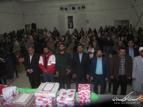 جشن بزرگ میلاد کوثر در شهرستان گمیشان برگزار گردید