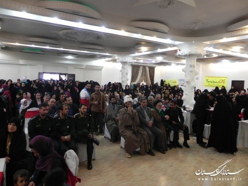 برگزاری جشن میلاد کوثر نور در شهرستان مینودشت