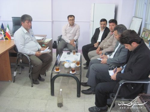 جلسه مبارزه با ملخ مراکشی در شهرستان مراوه تپه