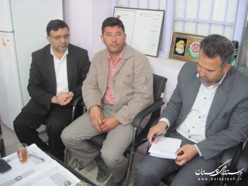 جلسه مبارزه با ملخ مراکشی در شهرستان مراوه تپه
