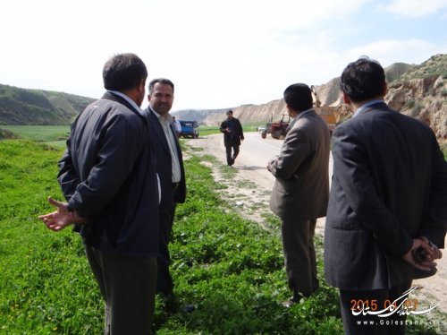 بازدید فرماندار از روستاهای بخش گلیداغ