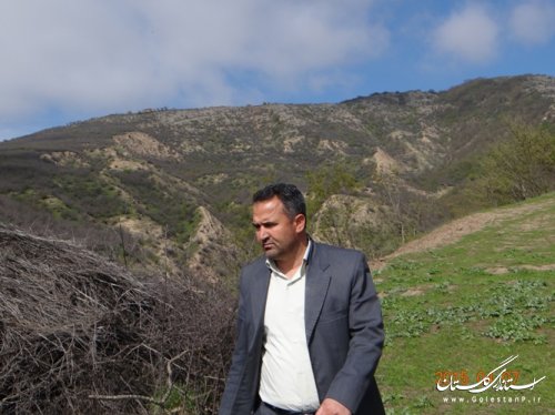 بازدید فرماندار از روستاهای بخش گلیداغ