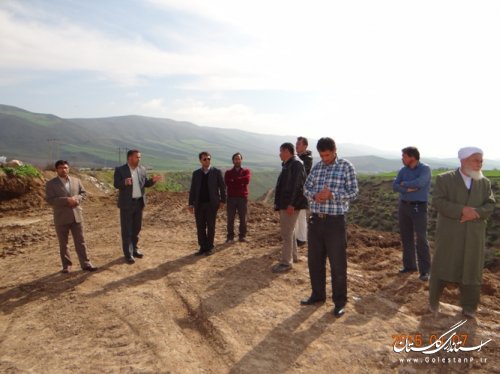 بازدید فرماندار از روستاهای بخش گلیداغ