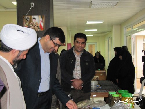 افتتاح نمایشگاه توانمندیهای بانوان شهرستان رامیان