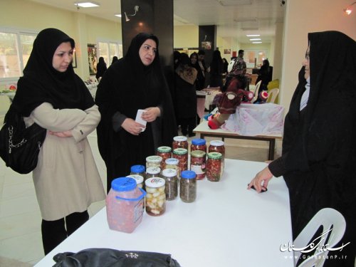 افتتاح نمایشگاه توانمندیهای بانوان شهرستان رامیان