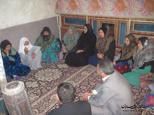 دیدار فرماندار از مادر شهید در گوگ دره