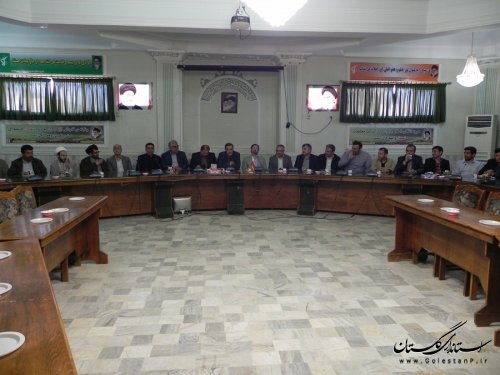 مراسم تودیع و معارفه بخشدار مرکزی مینودشت