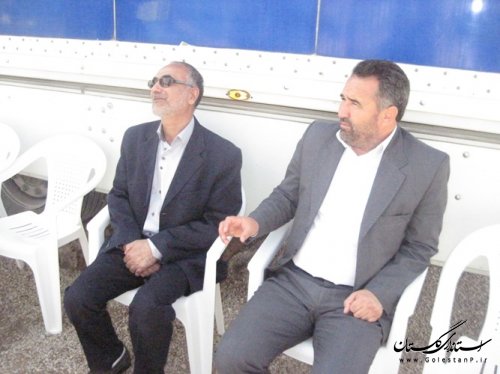 بازدید فرماندار از اکیپ بنیاد خیریه نورآوران سلامت شرق کشور در مراوه تپه