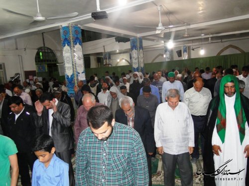 استقبال فرماندار و مسئولین آزادشهر از زائرین عراقی امام رضا (ع) در نگین شهر
