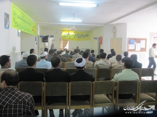 آیین معارفه رئیس جدید دادگستری شهرستان گمیشان با حضور فرماندار برگزار شد