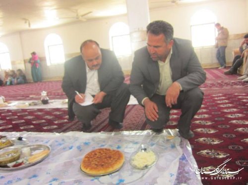برپایی جشنواره غذا به مناسبت هفته سلامت در اسلام آباد مراوه تپه 