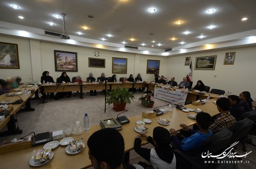 دیدار صمیمانه استاندار گلستان با فرزندان تحت سرپرستی بهزیستی