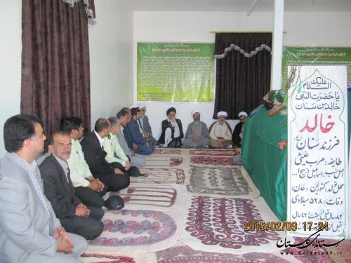 بازدید نماینده ولی فقیه از بقعه متبرکه خالدنبی (ع) کلاله
