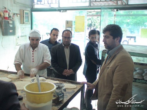 بازدید سرزده فرماندار علی آباد کتول از نانوایی ها