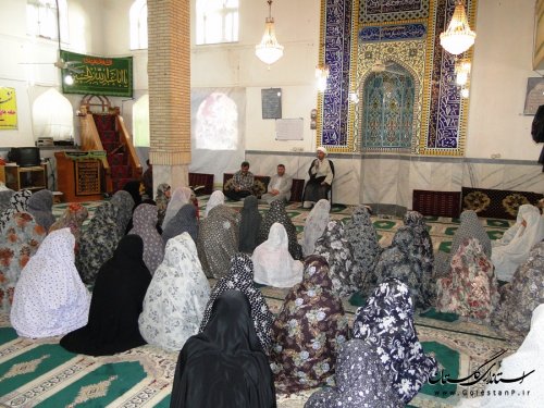 حضور فرماندار شهرستان آزادشهر در مساجد برگزار کننده اعتکاف