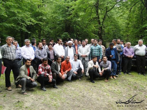 همایش شوراهای اسلامی روستاهای بخش چشمه ساران آزادشهر برگزار شد