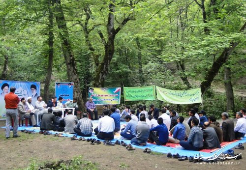 همایش شوراهای اسلامی روستاهای بخش چشمه ساران آزادشهر برگزار شد