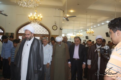 دیدار معاون سیاسی، امنیتی و اجتماعی استاندار با معتکفین در گرگان