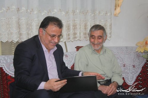 دیدار معاون استاندار با خانواده های شهیدان بهمنی نژاد و گرجی در گرگان