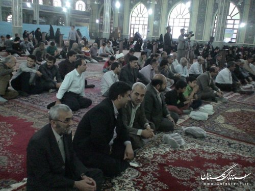 مراسم بزرگداشت مقام معلم در شهرستان علی آبادکتول برگزار شد