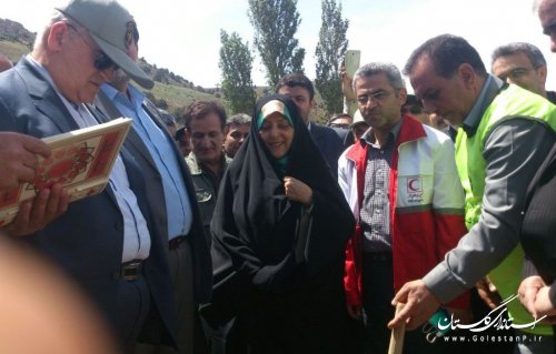 حضور پررنگ جمعیت هلال احمر استان گلستان در مانور اطفای حریق پارک ملی گلستان