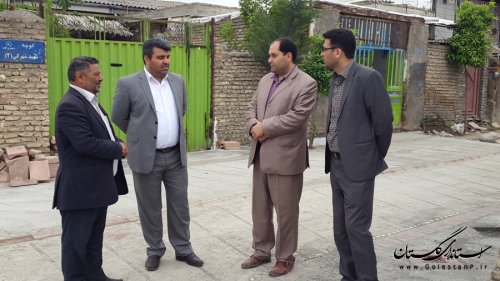 بازدید فرماندار رامیان از پروژه های روستاهای بخش مرکزی