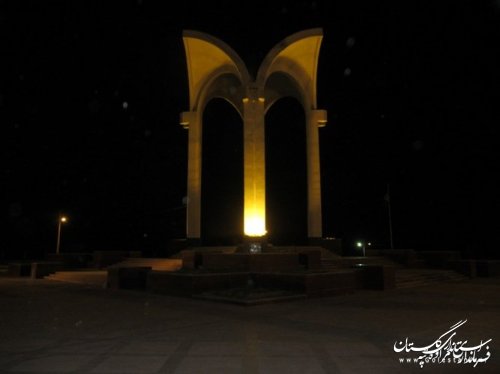 بازدید فرماندار مراوه تپه و اعضاء ستاد بزرگداشت مختومقلی فراغی از محل برگزاری مراسم