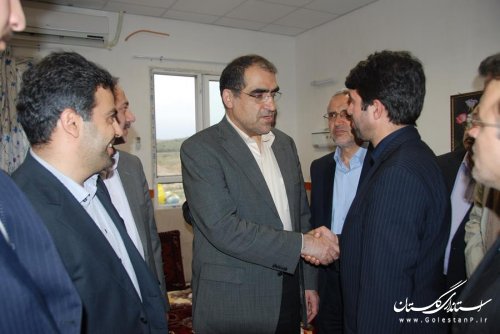 دیدار فرماندار کلاله با وزیر بهداشت، درمان و آموزش پزشکی
