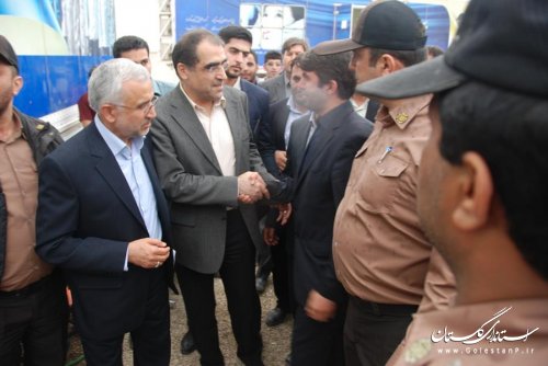 دیدار فرماندار کلاله با وزیر بهداشت، درمان و آموزش پزشکی