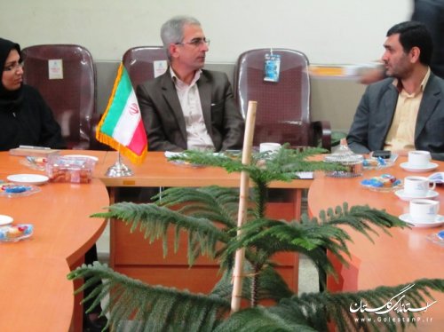 نشست صمیمی فرماندار با رئیس و معاونین آموزش و پرورش کردکوی