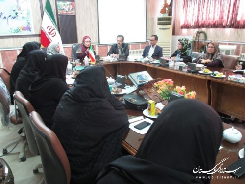 نشست مجمع مشورتی بانوان عضو شورای اسلامی شهر های استان گلستان برگزار شد