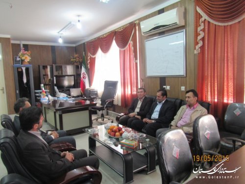 دیدار مدیرکل تعزیرات حکومتی استان گلستان با فرماندار گمیشان 