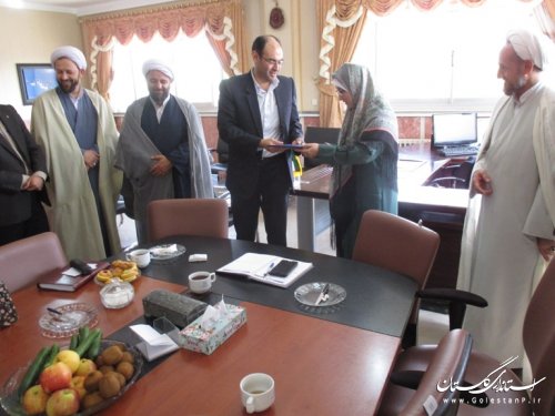 آیین تودیع و معارفه رئیس فرهنگ و ارشاد اسلامی بندرترکمن برگزار شد
