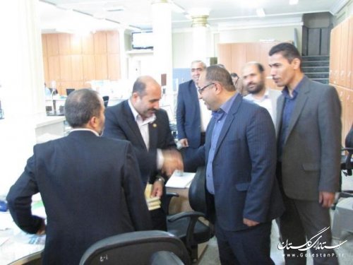 بازدیدسرزده فرماندار از بانکهای علی آباد کتول
