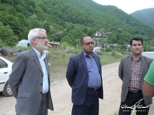 بازدید فرماندار علی آباد کتول از پروژه های بنیاد مسکن