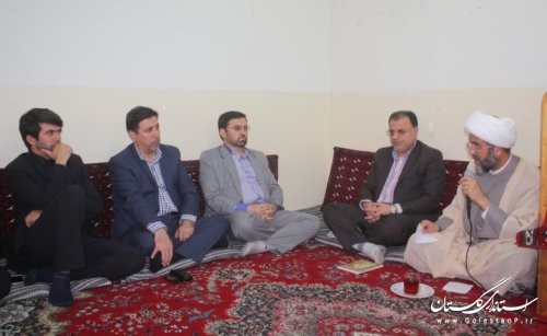 دیدار معاون استاندار و مدیران کل حوزه سیاسی، امنیتی و اجتماعی با امام جمعه کلاله